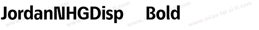 JordanNHGDisp 75Bold字体转换